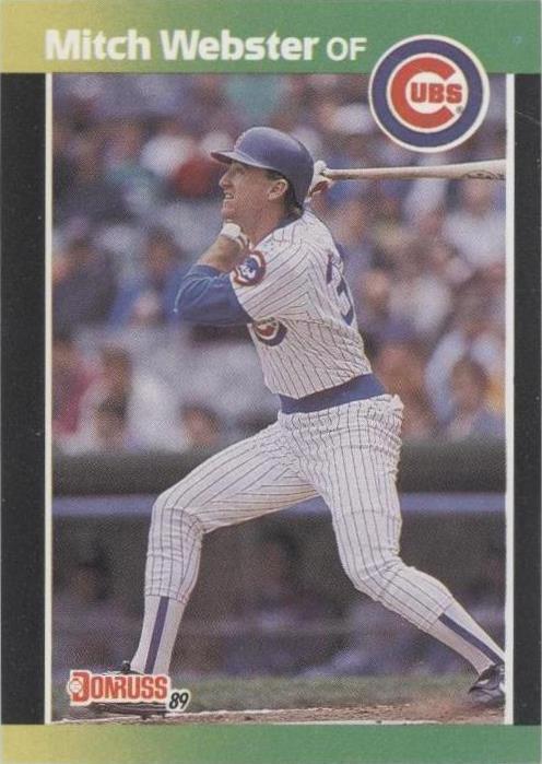 1989 Donruss Baseball's Best - Mitch Webster #261