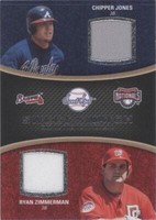 2008 Sweet Spot - Chipper Jones Ryan Zimmerman #DS-JZ