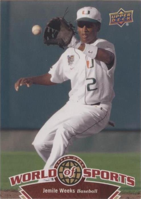 2010 Upper Deck World of Sports - Jemile Weeks #129