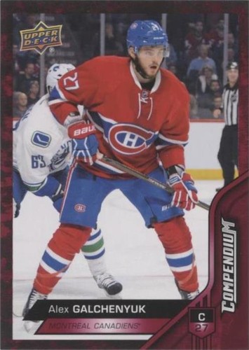 2016-17 Upper Deck Compendium - Alex Galchenyuk #433