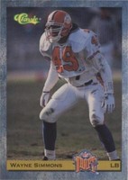 1993 Classic Draft Picks Wayne Simmons #92