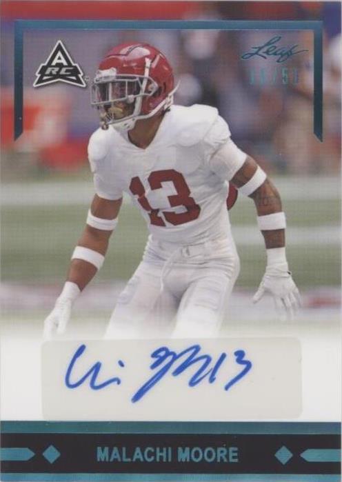 2021 Leaf Memories Malachi Moore #GLR-MM1