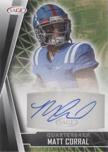 2022 SAGE High Series Matt Corral #A-MC