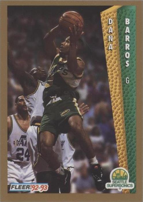 1992-93 Fleer - Dana Barros #430