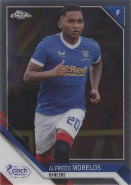 2021-22 Topps Chrome SPFL Scottish Premier League Alfredo Morelos #107