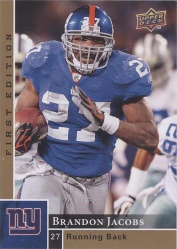 2009 Upper Deck First Edition Brandon Jacobs #98