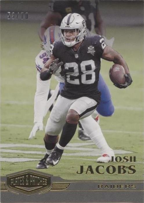 2020 Panini Plates & Patches Josh Jacobs #95