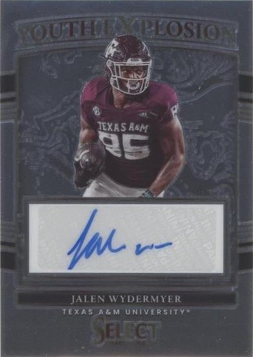2022 Panini Select Draft Picks Jalen Wydermyer #YE-JWY