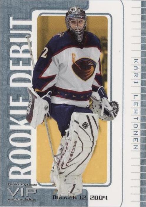 2003-04 In the Game VIP Rookie Debut - Kari Lehtonen #140