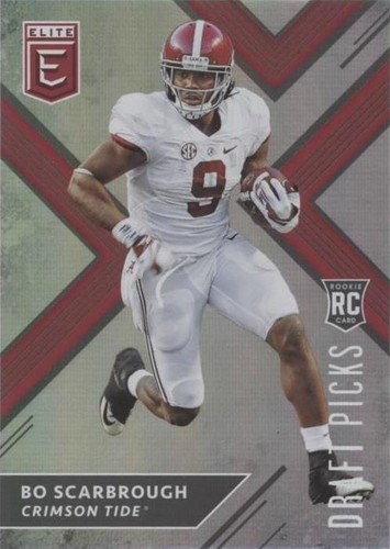 2018 Panini Elite Draft Picks Bo Scarbrough #121