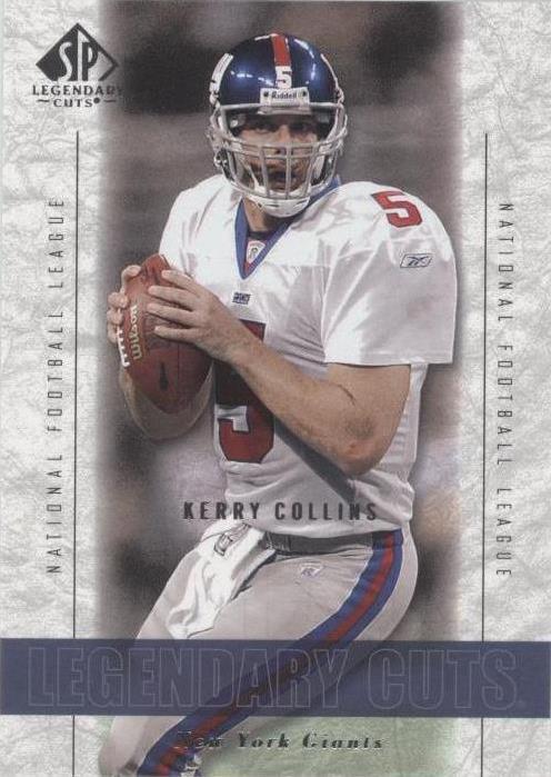 2002 SP Legendary Cuts Kerry Collins #51