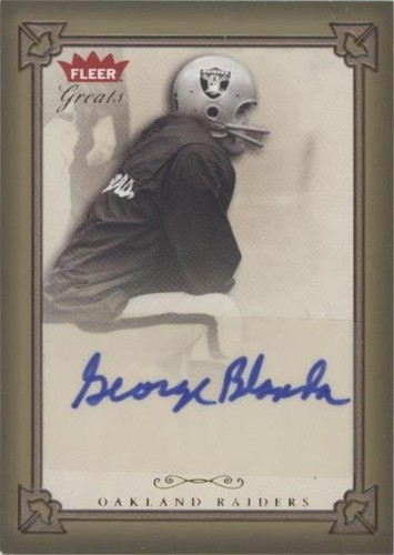 2004 Fleer Greats George Blanda #GBA-GB