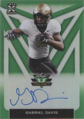 2020 Leaf Valiant Gabriel Davis #BA-GD2