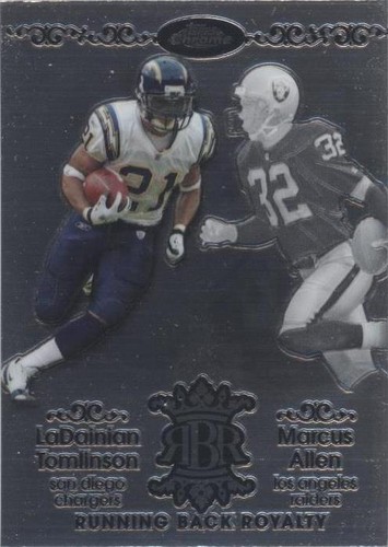 2007 Topps Chrome LaDainian Tomlinson Marcus Allen #RBRD-TA