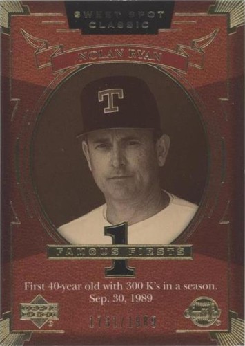 2004 Upper Deck Sweet Spot Classic - Nolan Ryan #135