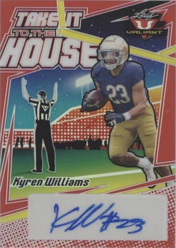 2022 Leaf Valiant Kyren Williams #TH-KW2