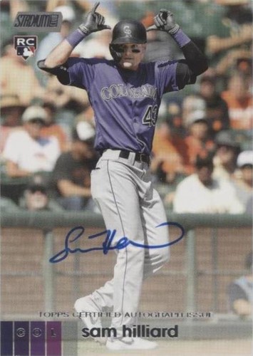 2020 Topps Stadium Club - Sam Hilliard #ASH