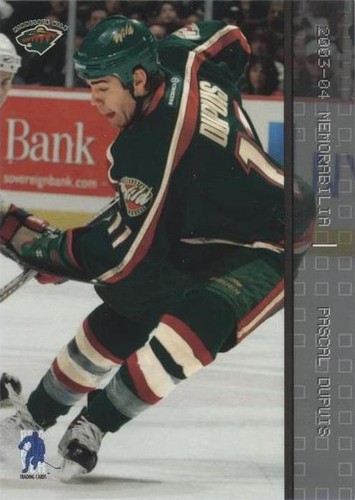 2003-04 In the Game Be A Player Memorabilia - Pascal Dupuis #64