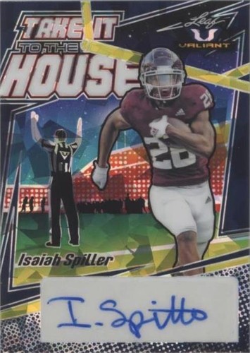 2022 Leaf Valiant Isaiah Spiller #TH-IS1