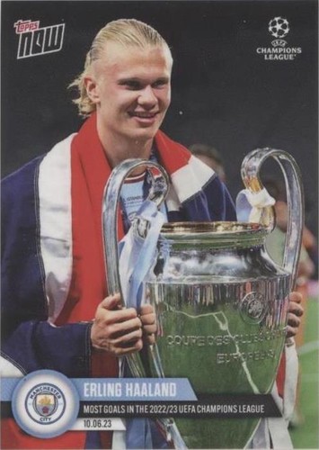 2022-23 Topps Now UCL Erling Haaland #123