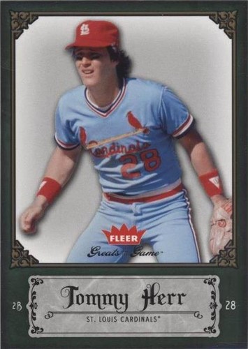 2006 Fleer Greats of the Game - Tom Herr #89