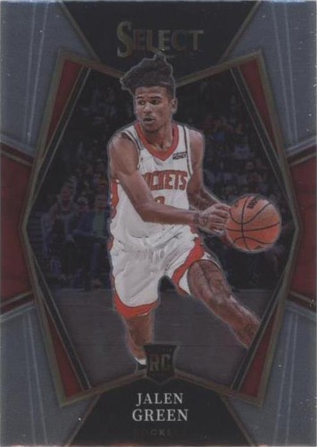 2021 Select Jalen Green Tri Color Prizm Rookie Card Premier Level