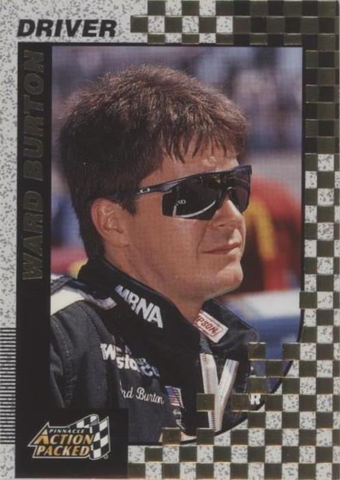 1997 Pinnacle Action Packed - Ward Burton #14