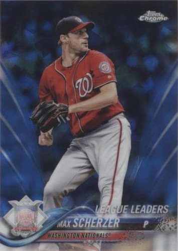 2018 Topps Chrome Sapphire Edition - Max Scherzer #346