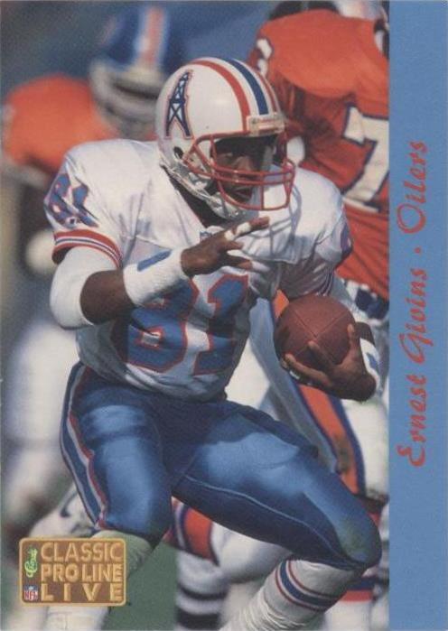 1993 Classic Pro Line Live Ernest Givins #98