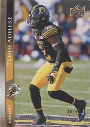 2021 Upper Deck CFL Tunde Adeleke #73