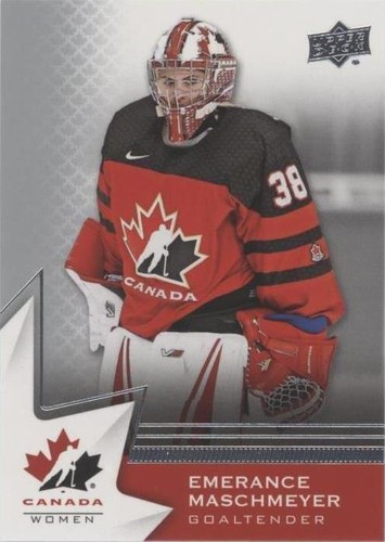 2020-21 Upper Deck Team Canada Juniors - Emerance Maschmeyer #80