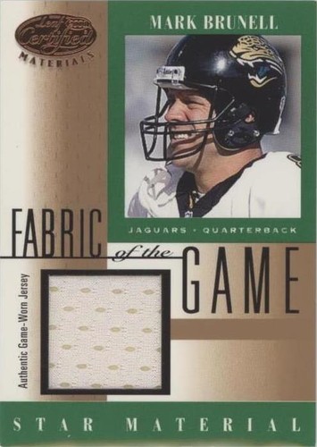 2001 Leaf Certified Materials Mark Brunell #FG-94