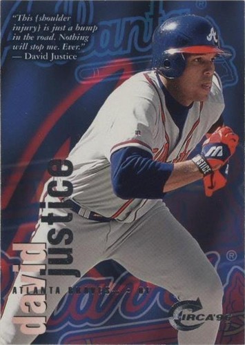 1996 Skybox Circa - David Justice #103