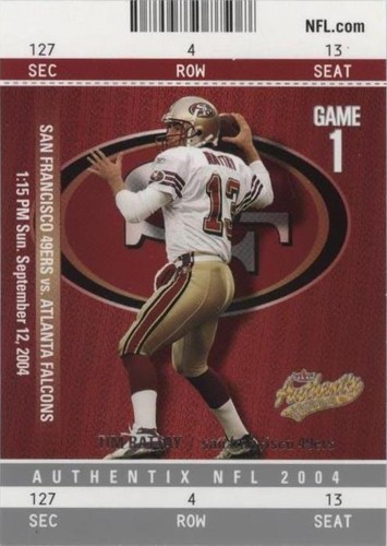 2004 Fleer Authentix Tim Rattay #50