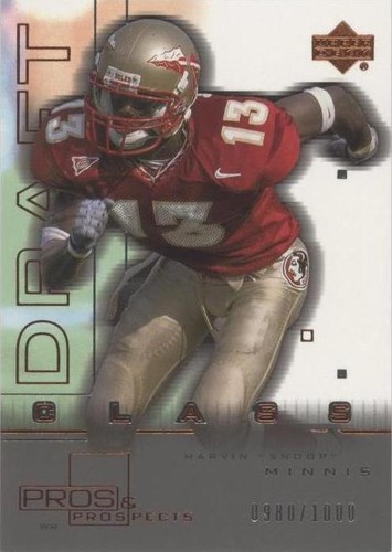 2001 Upper Deck Pros & Prospects Marvin Minnis #116