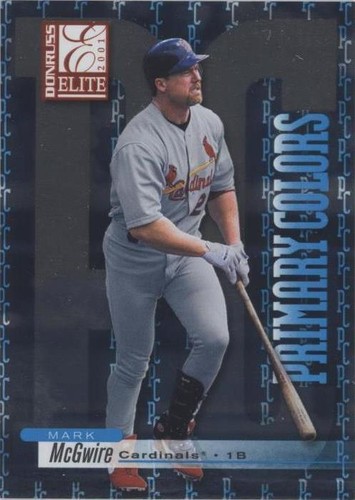 2001 Donruss Elite - Mark McGwire #PC-14