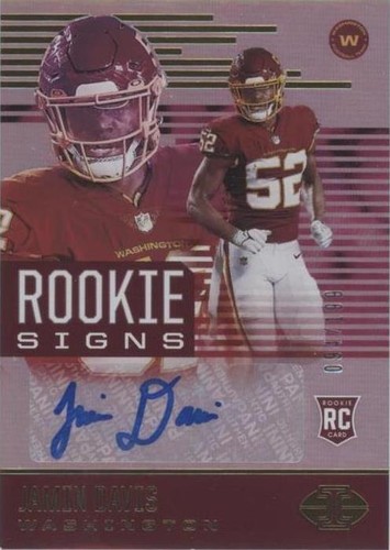 2021 Panini Illusions Jamin Davis #RS-JD