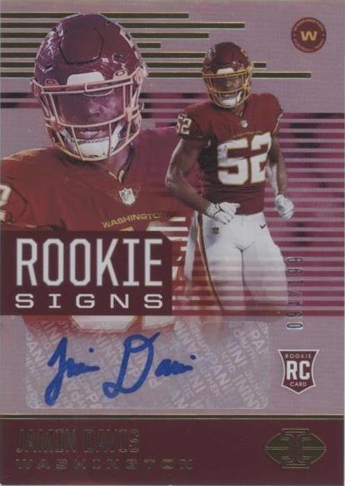 2021 Panini Illusions Jamin Davis #RS-JD