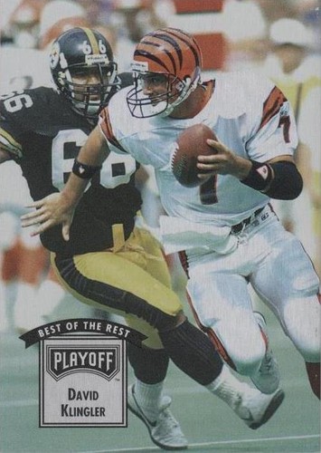 1993 Playoff Contenders David Klingler #12