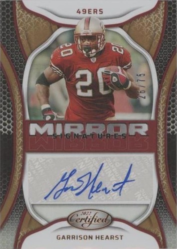 2022 Panini Certified Garrison Hearst #MS-GH