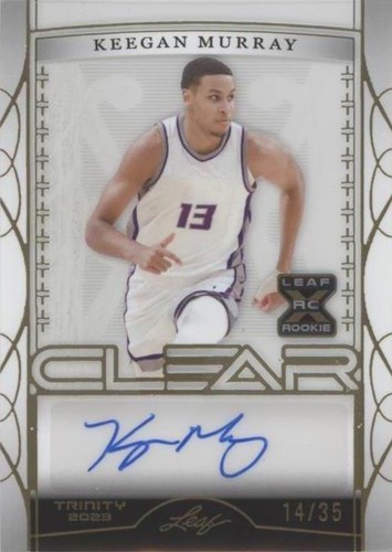 2022-23 Leaf Trinity - Keegan Murray #CA-KM1