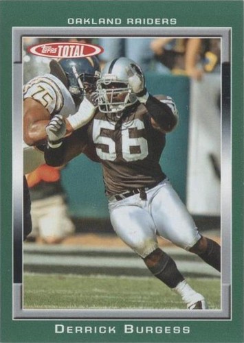 2006 Topps Total Derrick Burgess #254