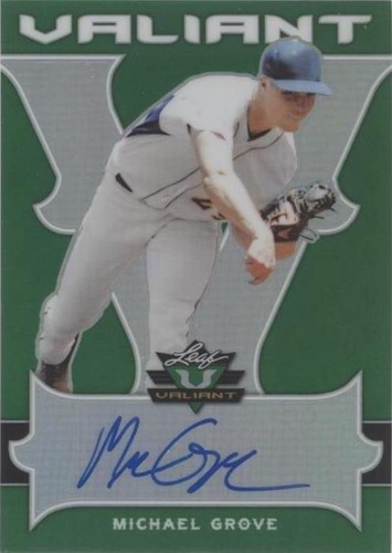 2018 Leaf Valiant - Michael Grove #BA-MG1
