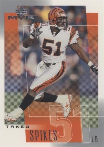 2001 Upper Deck MVP Takeo Spikes #59