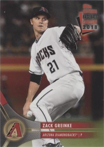 2018 Topps National Baseball Card Day - Zack Greinke #16