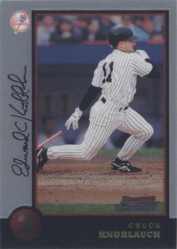 1998 Bowman Chrome - Chuck Knoblauch #281