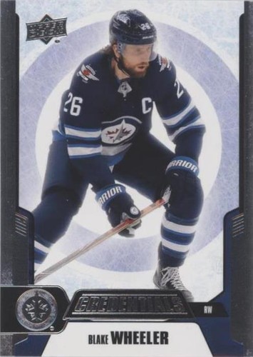 2019-20 Upper Deck Credentials - Blake Wheeler #41