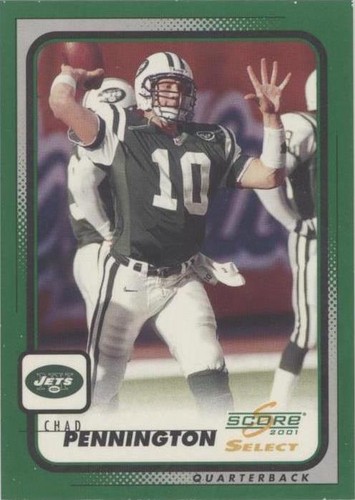 2001 Score Select Chad Pennington #143