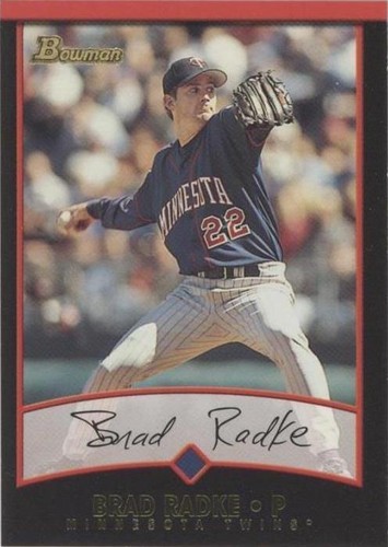 2001 Bowman - Brad Radke #92