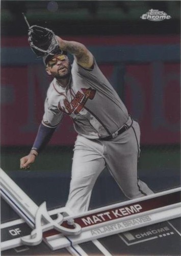 2017 Topps Chrome - Matt Kemp #127